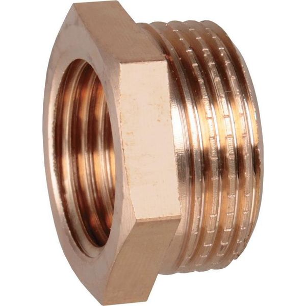 Riduzione In Ottone 1/2 X 3/8 Attacco Aquer-image