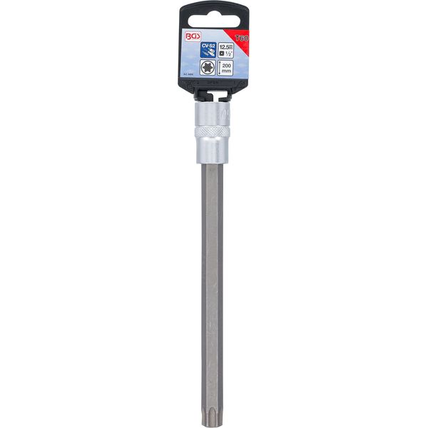 Inserto Per Bit | Lunghezza 200 Mm | Attacco Quadro 12,5 Mm (1/2") | Profilo A T (Per Torx) T60"-image