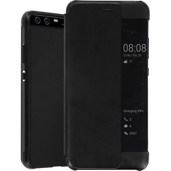 Avizar, Custodia Protettiva Smart View Flip Per Huawei P10, Nero-image