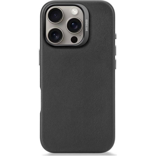 Custodia In Pelle Decoded, Cover, Apple, Iphone 16 Pro, 16 Cm (6,3"), Schwarz"-image