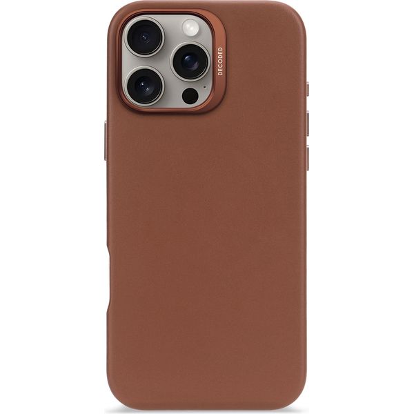 Custodia In Pelle Decoded, Cover, Apple, Iphone 16 Pro Max, 17,5 Cm (6,9"), Braun"-image