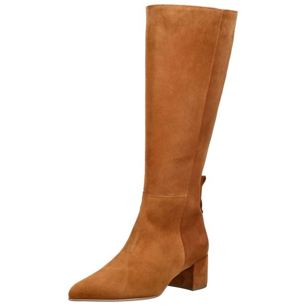 Stiefel HÖGl "HöGl Stiefel Leder", Damen, Gr. 37,5, Braun (Camel), Leder, Schuhe Stiefel-image