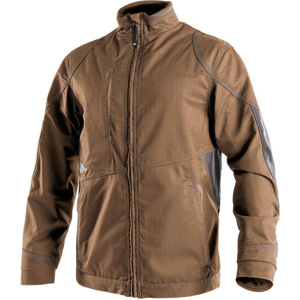Dassy® Atom Giacca Da Lavoro Lehmbraun/Anthrazitgrau Taglia 3XL Lunghezza: Standard-image