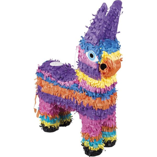 Pignatta Per Bambini Per Feste Di Compleanno - Pignatta Colorata Dell'asino - Asino-image