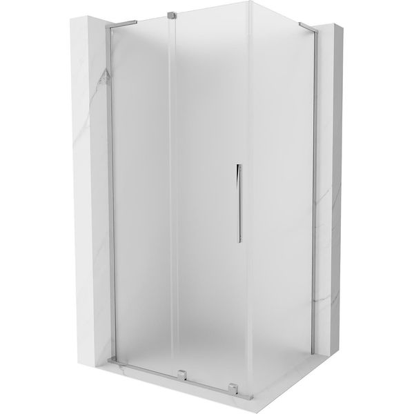 Mexen Velar L Cabina Doccia Scorrevole 120 X 90 Cm, Brina, Cromo - 871-120-090-33-01-image