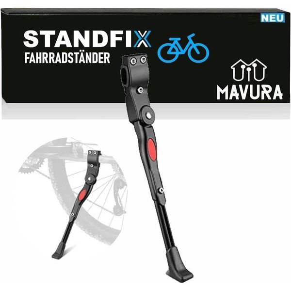 Standfix Cavalletto Laterale Per Bicicletta Cavalletto Posteriore Per Bicicletta Regolabile E-Bike Pollici Universale-image