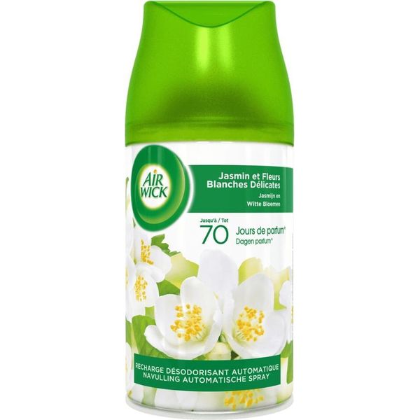 Air Wick Freshmatic – Deodorante Per Ambienti – Ricarica Spray Automatica – Gelsomino E Fiori Bianchi – 250 Ml - 1 Pezzo-image