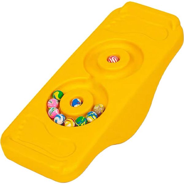Bambini Formazione Sensoriale A Dondolo Tavola Antiscivolo In Plastica Migliorare Le Capacità Di Equilibrio Per I Bambini Giallo-image