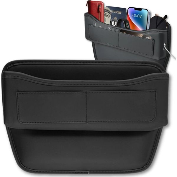 Edibazzar | Organizzatore Per Auto Per Lo Spazio Tra I Sedili, Ecopelle-image