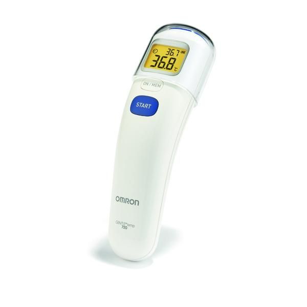 Omron MC-720-E Digitales Fieberthermometer Fernwarnehmung Weiß (MC-720-E)-image