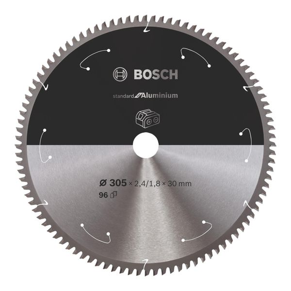 Lama Circolare Bosch Standard Per Alluminio 305 X 2,4 X 30 Mm 96 Denti ( 2608837782 )-image