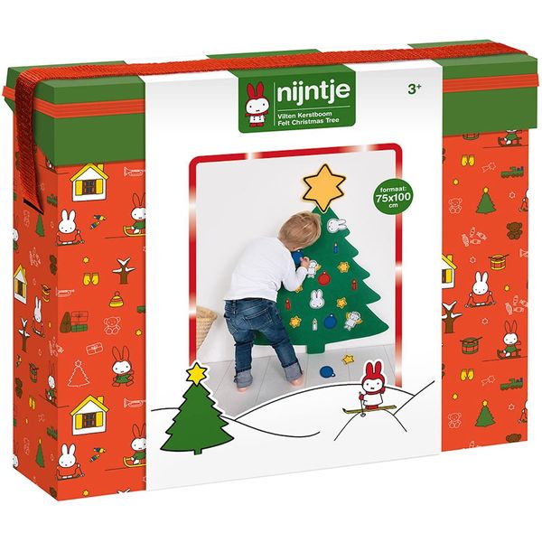 Albero Di Natale In Feltro Miffy 75X100 Cm-image