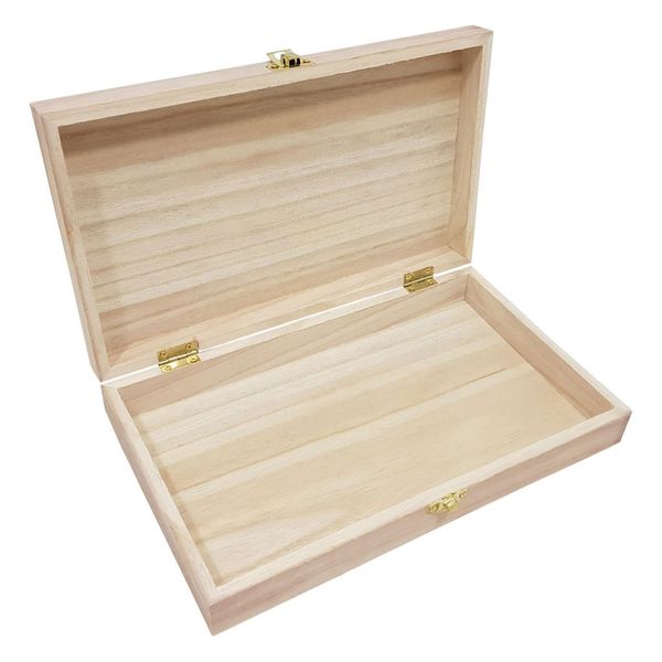 Scatola Per Spazzole Playwood In Legno Di Paulownia-image
