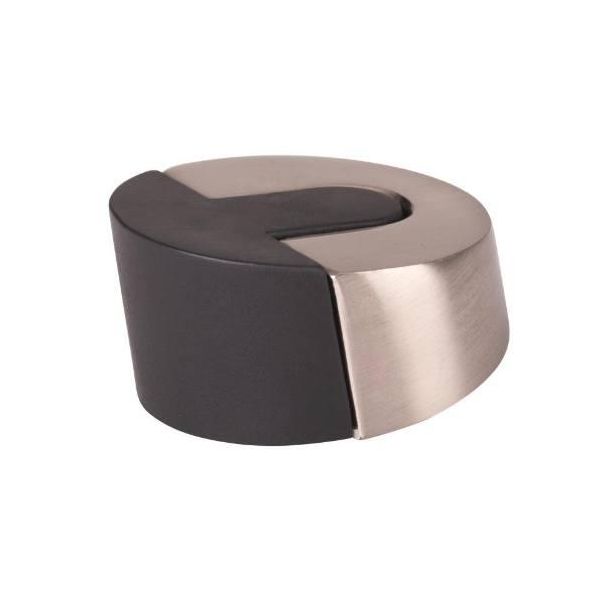Walteco Fermaporta, Diametro 46X26 Mm, Avvitabile, Nichel Opaco-image