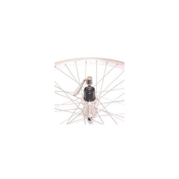 Ruota Posteriore Roland 26 X 1,75 Forcellini Cass 7V Cavalletto In Alluminio Argento-image