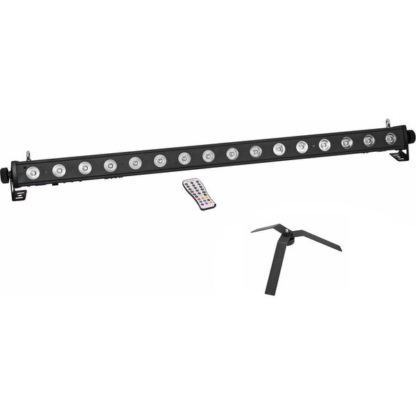Eurolite Set Led PIX-16 Qcl Leiste + FS-4 Floorstand, Stahl, Schwarz (20000990)-image