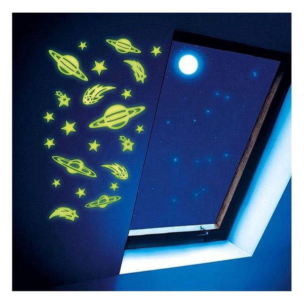 I Toi-Toys Brillano E Si Illuminano Nel Percorso Spaziale Di Dark Space-image