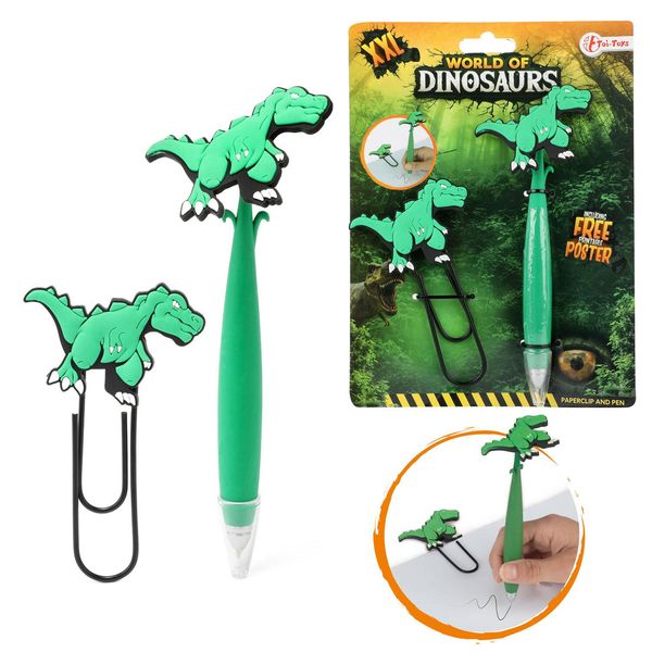 Toi-Toys Dinosauro Mega Graffetta Con Penna-image