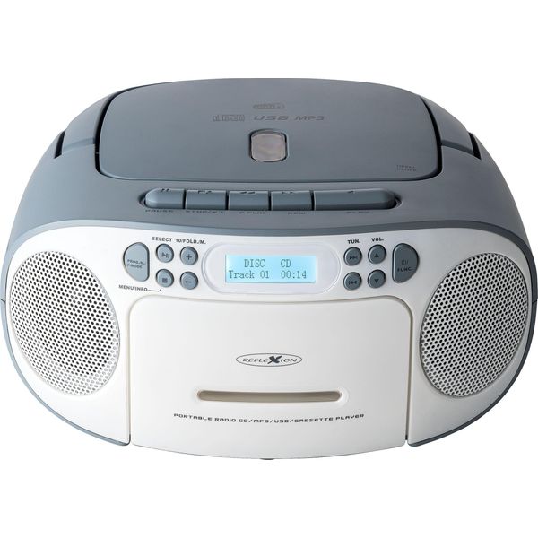 Reflexion RCR2260DAB, Dab+, Fm, 87,5 - 108 Mhz, 174,928 - 239,2 Mhz, Lettore, Cd, CD-R, CD-RW, 24 W-image
