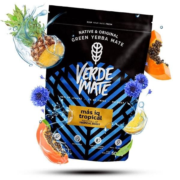 Yerba Verde Mate Green Mas Iq Tropical 0,5 Kg-image
