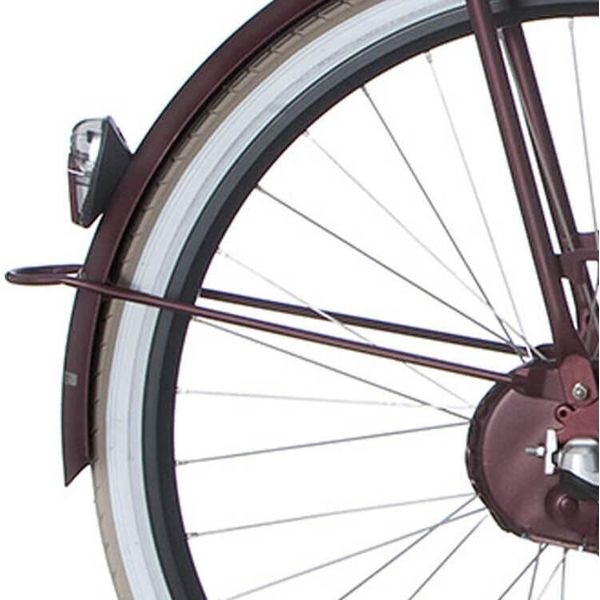 Cortina Parafango Posteriore Asta 28 U4 Marrone Teak Opaco-image