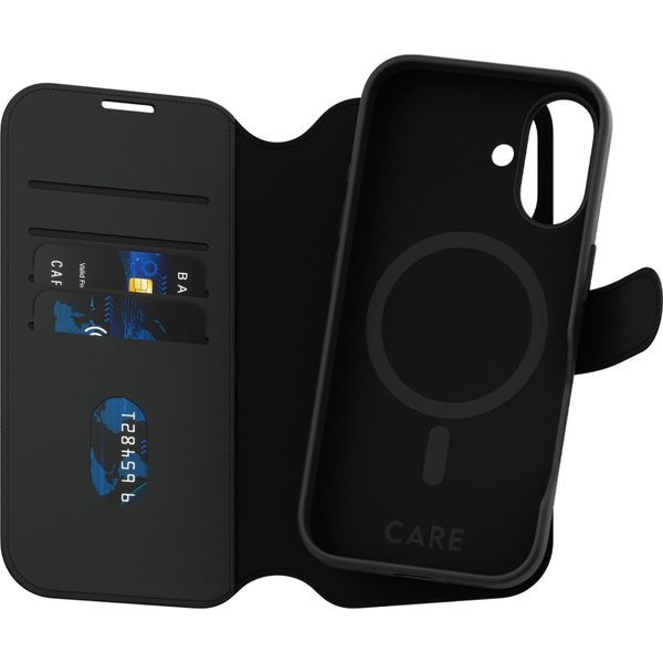 Panzerglass Care By ® Feature Case Tango Two-In-One Wallet M. Magsafe Iphone 16, Cover, Apple, Apple - Iphone 16, Schwarz-image