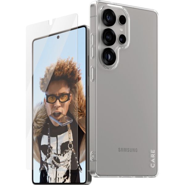 Panzerglass Care By ® Fashion 2-In-1 Set Samsung Galaxy S25 Ultra, Samsung, Samsung - Galaxy S25 Ultra, Applicazione A Secco, Resistente Ai Graffi, Resistente Agli Urti, Trasparente, 1 Pezzo(I)-image