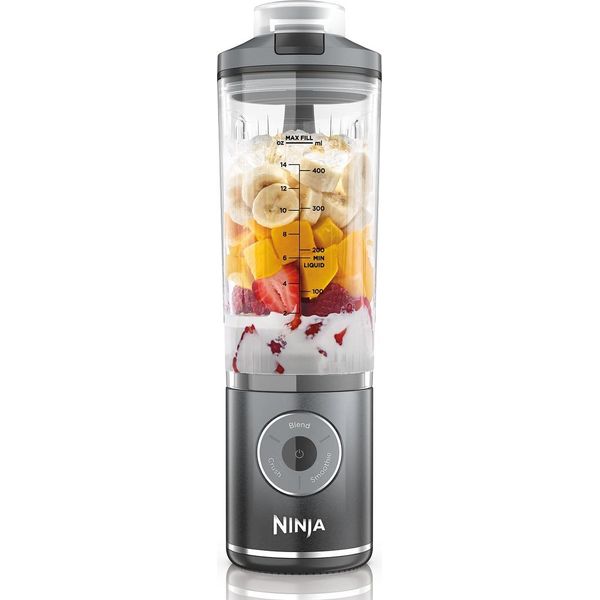 Ninja BC251EUGY Frullatore 0,57 L Frullatore Portatile Grigio, Trasparente-image