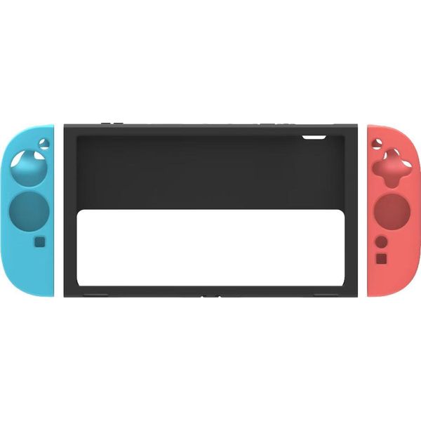 Deltaco Gaming GAM-192, Cover, Nintendo, Nero, Blu, Rosso, Silicone, Nintendo Switch 2, Resistente Ai Graffi, Resistente Agli Urti-image