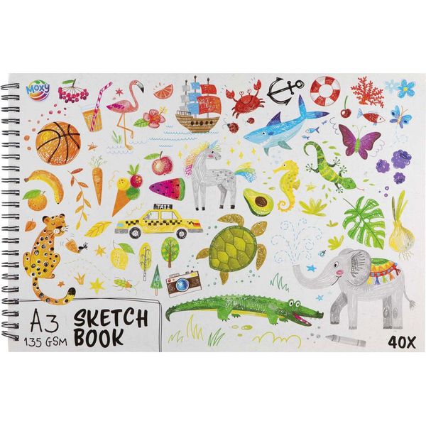 Quaderno Di Schizzi Per Gruppi Creativi A5, 40 Fogli-image