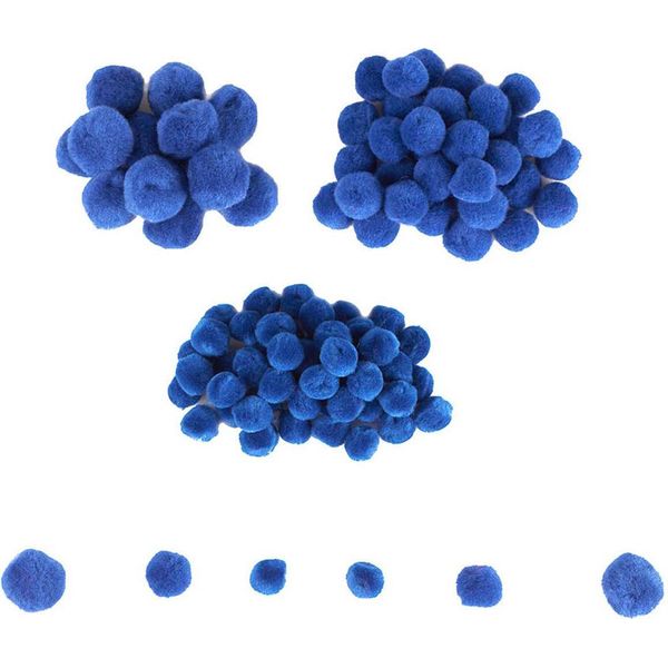 Colorations - Mini Pompons Blu, 100 Pz.-image
