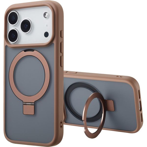 Custodia Per Iphone 17 Pro Max - Plastica - Custodia Rigida/Copertura Posteriore Accezz - Marrone-image