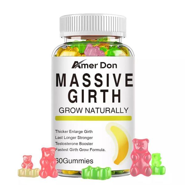 Massive Girth Male Enhancement (60 Orsetti Gommosi) Integratore Alimentare, Salute Maschile, Prestazioni Sessuali-image