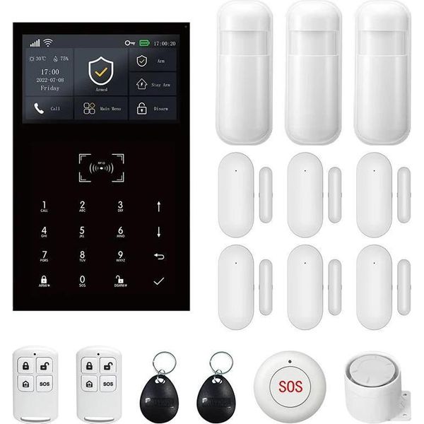 Sistema Di Allarme, Connettività Wireless, Compatibilità Smart Home, 2G Gsm Kit D, Spina Ue-image