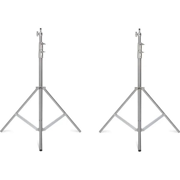 Stativo Per Luci, In Acciaio Inox, Altezza Massima 290 Cm, Stativo 2Pcs 2,8M-image