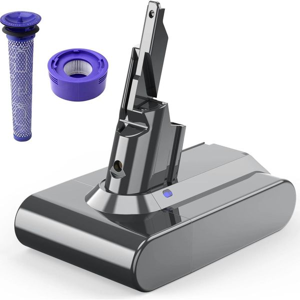 Batteria Di Ricambio, Capacità 6000Mah, Compatibile Con Diversi Modelli Di Hoover, V7 Filter-A-image