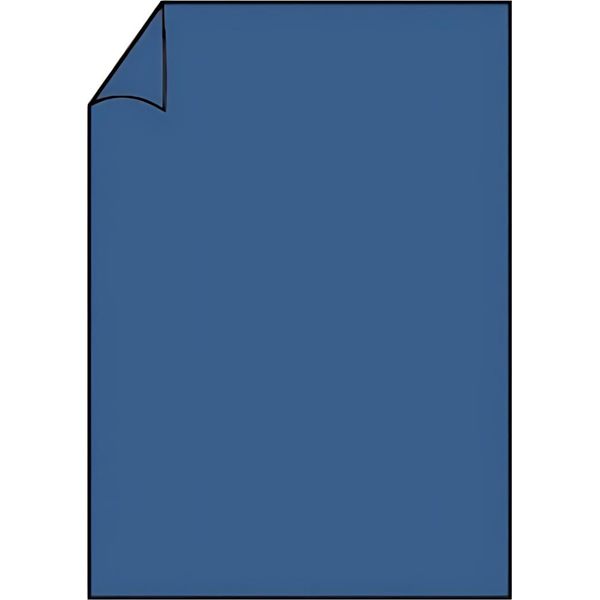 RöSsler Papier 220726590 Coloretti Carta Da Lettere - A4, 165G, 10 Fogli, Jeans-image
