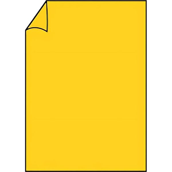 RöSsler Papier 220701543 Coloretti Carta Da Lettere - A4, 80G, 10 Fogli, Giallo Oro-image