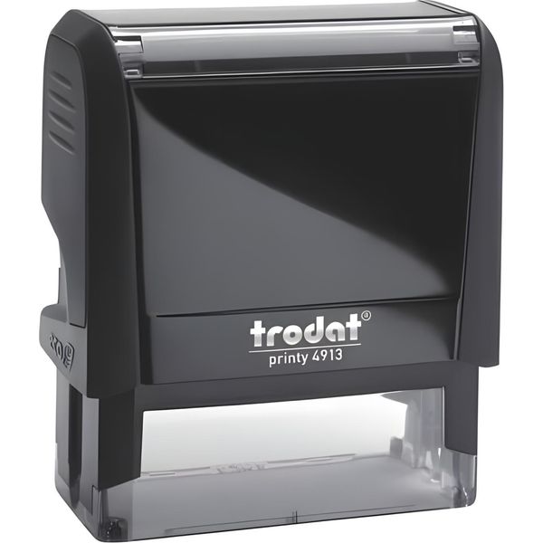 Trodat 4913 Autoinchiostrante Timbro Testo/Data-image