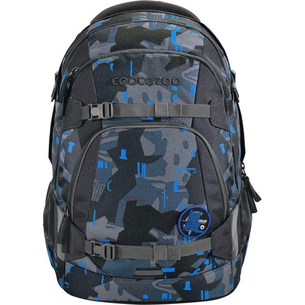 Coocazoo Zaino Della Scuola Mate School Backpack Blue Craft Grigio-image