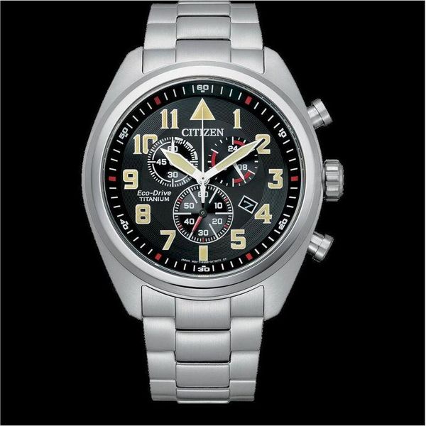 Citizen - Orologio Da Polso - Uomo - Cronografo - AT2480-81E Eco-Drive Titanio-image