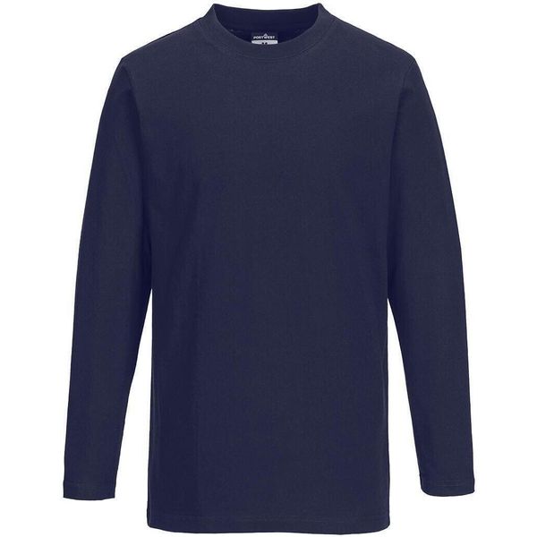 Portwest - Maglietta A Maniche Lunghe Da Uomo PW325 (M) (Blu Navy)-image