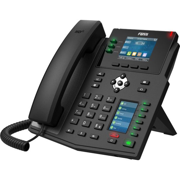Fanvil X4U V2, Telefono Ip, Nero, Cordless, 12 Linee, Lcd, 7,11 Cm (2,8")"-image