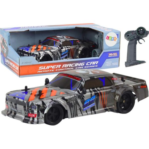 Auto Sportiva Telecomandata Rc 1:18 Grigio-image