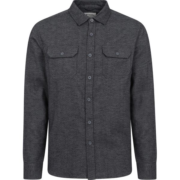 Mountain Warehouse - Camicia "Trace"" Da Uomo A Maniche Lunghe MW298 (3XL) (Grigio Scuro)"-image