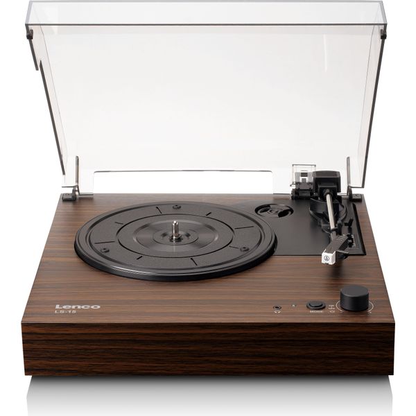 Lenco LS-15WD - Giradischi Con Bluetooth®, Due Diffusori Integrati E Testina AT3600L - Legno-image