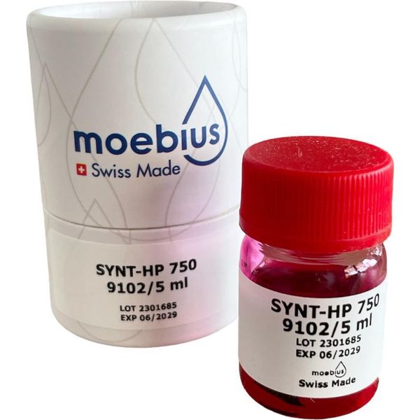 Olio Sintetico Speciale Moebius Synt-Hp 750 9102 Rosso 5 Ml-image