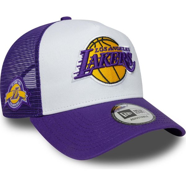 Cappello Trucker New Era A-Frame - Sidepatch Los Angeles Lakers-image