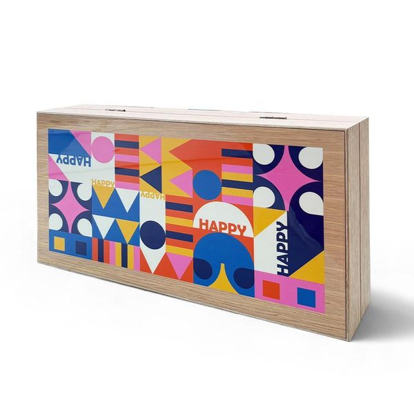 Biggdesign Happy Backgammon, Corpo In Mdf, Chiusura Magnetica, Superficie Lucida Resistente, Superficie Antigraffio, Dadi E Pedine Inclusi Nella Fornitura-image