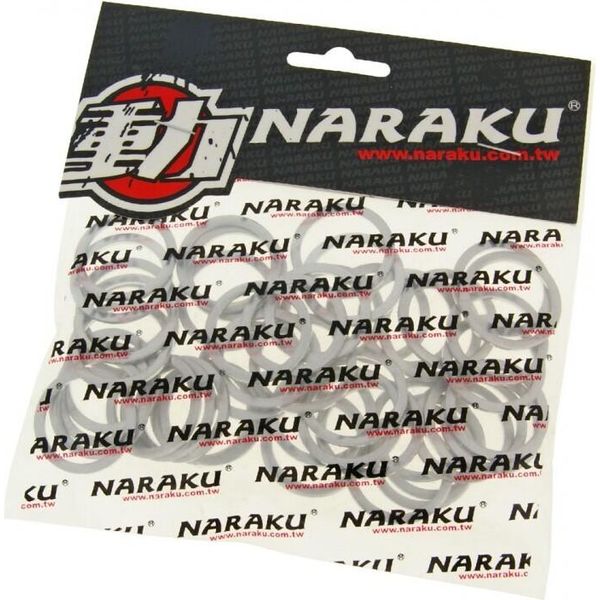 Naraku Anelli Di Tenuta In Alluminio 22X28X1,5 Mm 50 Pezzi-image